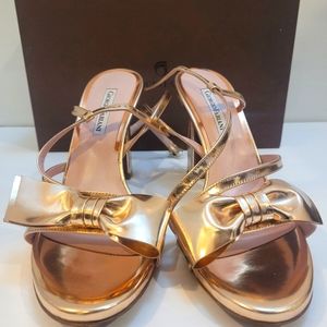 Giorgio Fabiani sandals, rose gold, brand new, size EUR 41, US 11
